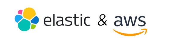 transparent elastic aws logo combined