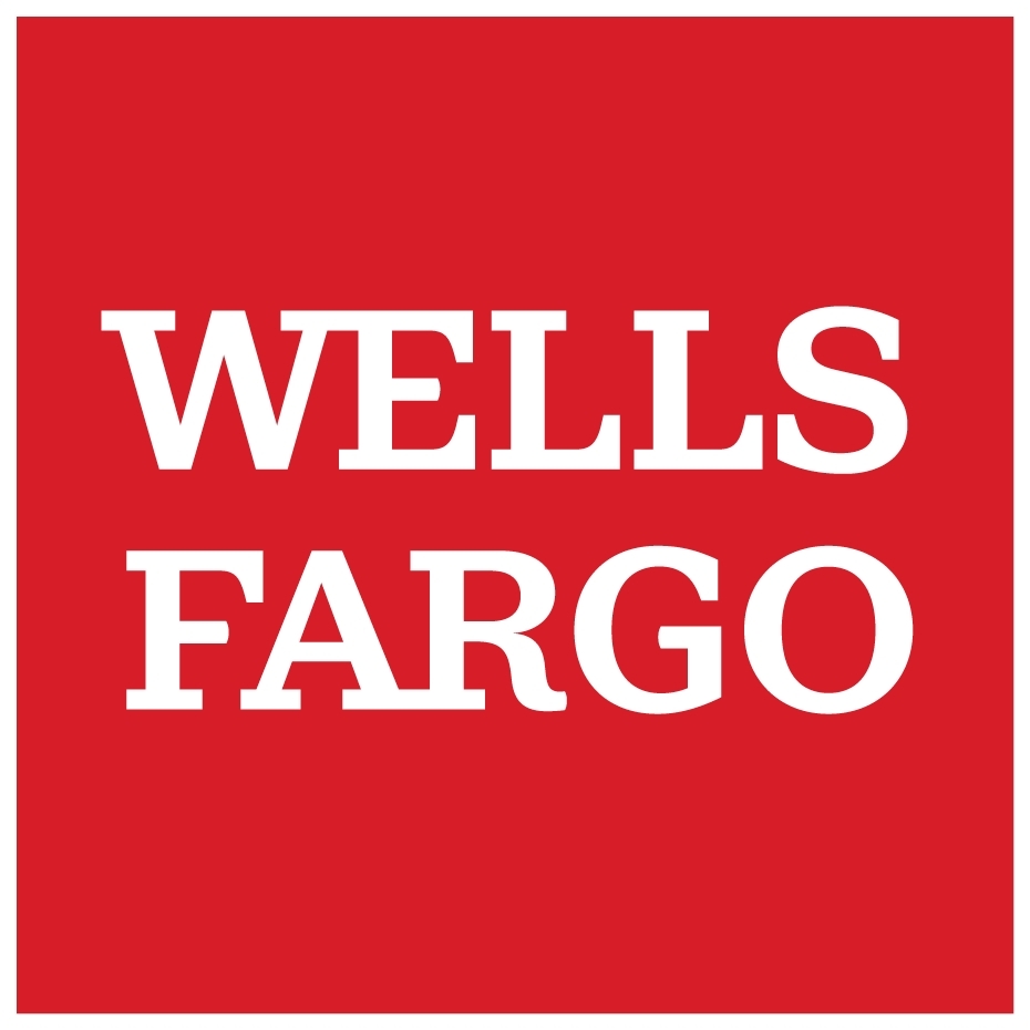 A red wells fargo logo